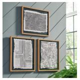 ASHLEY A8000351 WONDERSTROW 3-PIECE WALL ART SET