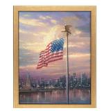 The Light of Freedom Gold Framed Thomas Kinkade