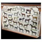 29.5 x 41 " Framed Horses