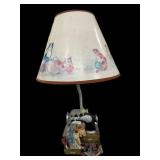 Cat on Sewing Machine Lamp