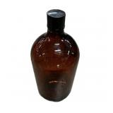 Old Amber Apothecary Bottle