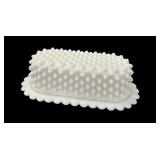 Vintage Fenton Hobnail Butter Dish