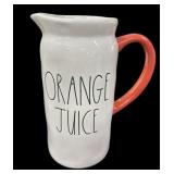 RAE DUNN ORANGE JUICE Pitcher