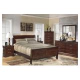 New Alisdair Q  Bed, Dresser & Mirror Chest,