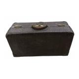 Very Old Brown Leather Suitcase