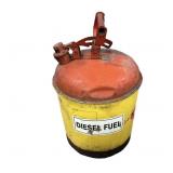 Old Metal Diedel Fuel Can