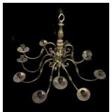 Heavy Brass Candelabra Non Electric
