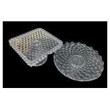 Fostoria Cake Stands (See Chip on Pedestal Stand)