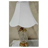 Crystal & Brass Lamp