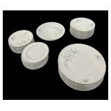 Czechoslovakia Dish Set Warranted Platinum 27 Pc