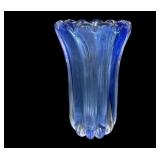 10 " Blown Glass Murano Vase