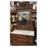 Eastlake Marble Top Dresser