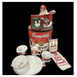 Campbell Soup Collection:Tin Can, 3 Ornaments,