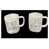 Pair RAE DUNN Coffee Mugs