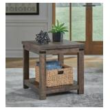 Ashley Hollum Rustic Brown End Table