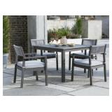 Ashley Eden Town 5-Piece Outdoor Table & 4 Chairs