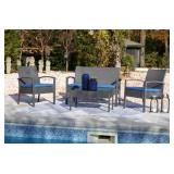 Ashley Alina 4PC Outdoor Living  Set