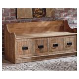 ASHLEY A4000093 GARRETTVILLE RUSTIC STORAGE BENCH