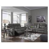 Ashley 86705 Jesolo Gray DBL REC Sofa & Love Seat