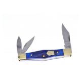 Buck Creek Blue Pick Bone Whittler Knife