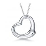 Tiffany & Co Peretti Medium Open Heart Necklace