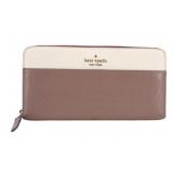Kate Spade Cream & Taupe Long Wallet