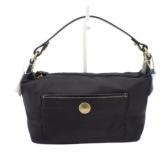 Coach Black Nylon Mini Handbag