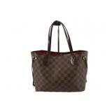 Louis Vuitton Brown Neverfull Damier Handbag