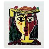 BUST OF A WOMAN WITH HAT Picasso Giclee