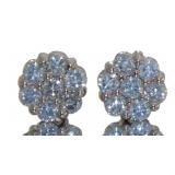 10kt Gold Brilliant 3/4 ct Diamond Stud Earrings