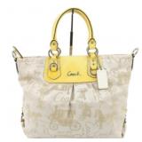 Coach Tan & Yellow Horse-drawn Carriage Bag