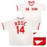 Autographed Pete Rose Reds Jersey