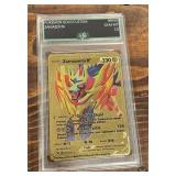 Pokï¿½mon Gold Custom Zamazenta Card