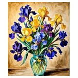 Irises In Vase 1 LTD EDT  Signed Van Gogh Limited