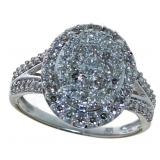 10kt Gold Oval Brilliant 1.00 ct Diamond Ring