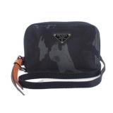 Prada Black Camouflage Coin Case