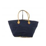 Burberry Navy Nylon Handbag