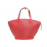Louis Vuitton Red Epi Handbag