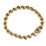 14kt Gold Elegant 8" Designer Bracelet *HEAVY