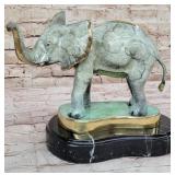 Limited Edition Bronze Signed & Numbered Elephant