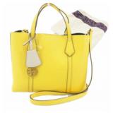 Tory Burch Yellow Leather 2 Way Shoulder Bag