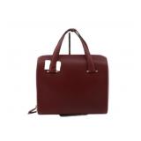 Cartier Burgundy Leather Mastline Handbag