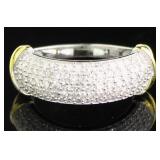 Stunning 1.00 ct VS Lab Diamond Designer Ring