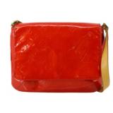 Louis Vuitton Red Vernis Handbag