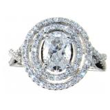 14kt Gold 1.69 ct Brilliant Lab Diamond Ring