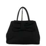 PRADA  Tessute Ribbon Tote Bag (Black)