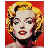Marilyn In Red Hand Signed Artist Proof