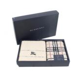 Burberry Beige Unused Towel Set