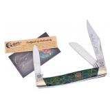 Michael Prater Golden Jade Stockman Knife