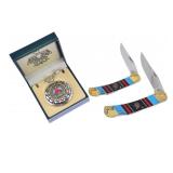 Native American Time Watch & Pocket Knife Combo